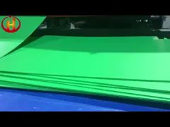 ShockProof 200GSM Green Corrugated Plastic Sheets Eco Friendly