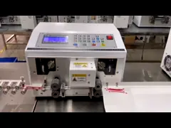 Полноавтоматический обнажать компьютера и линия автомата для резки semi обнажая и режа video