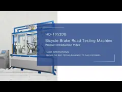 Представление дороги велосипеда испытательного оборудования мотора сервопривода + редуктора + муфты всеобщее video