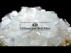 Волокно штапеля 4D полиэстера PSF низкое плавя для двери интерьеров автомобиля video