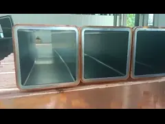 Бросьте квадрат заготовки IOS трубки Ccm CuAg прессформы меди машины video