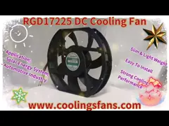 RoHS аттестовало вентилятор компьютера 172mm водоустойчивый водоустойчивый для холодильника video