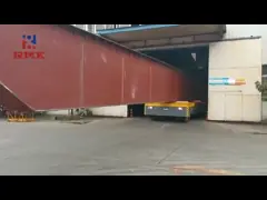 Электрическим моторизованная дистанционным управлением тележка передачи 50 тонн безуходной батареи video