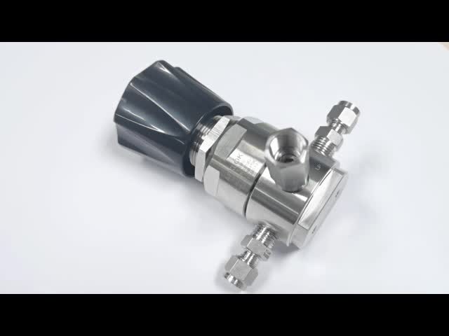 Regulador de pressão de aço inoxidável Vespel de PCTFE R11 0.08CV 200psi 3500psi