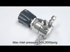 R11 SUS316 Gas Pressure Regulator Single Gauge 300PSI Argon CO2 video