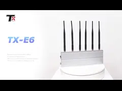 6 Antennas Mobile Phone Signal Jammer High Power For Libraries / Museums