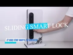 Европейский стандарт 5 замка алюминиевой раздвижной двери умный в 1 замке отпечатка пальцев Кейлесс video