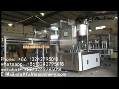 Томатный соус, сумка Spout соуса черного перца, раговорного жанра завалка сумки и покрывая машина video