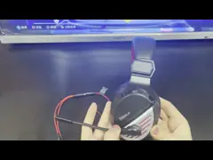 Шлемофон 50mm игры переключателя Nintendo красное и черное с наушниками игры Mic video