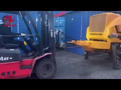 80cbm использовало конкретный насос Zoomlion трейлера возобновило портативный насос цемента video