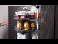 Кухня покрытия порошка вытягивает вне организатор шкаф SS304 вытягивает вне организатор video