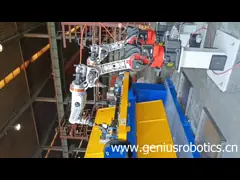 Длинная заварка MIG TIG роботов дуговой сварки продолжительности жизни для алюминиевого шаблона video