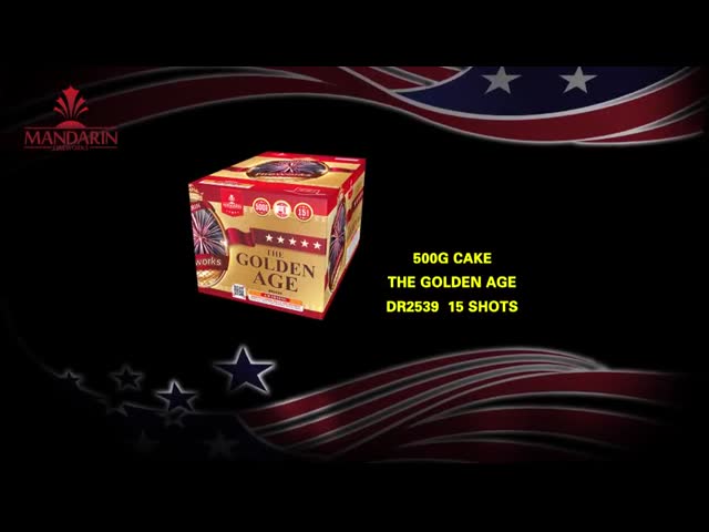 Гибискус цветет фейерверки торта потребителя 15 фейерверков съемок 500G 1.4g Un0336 видео