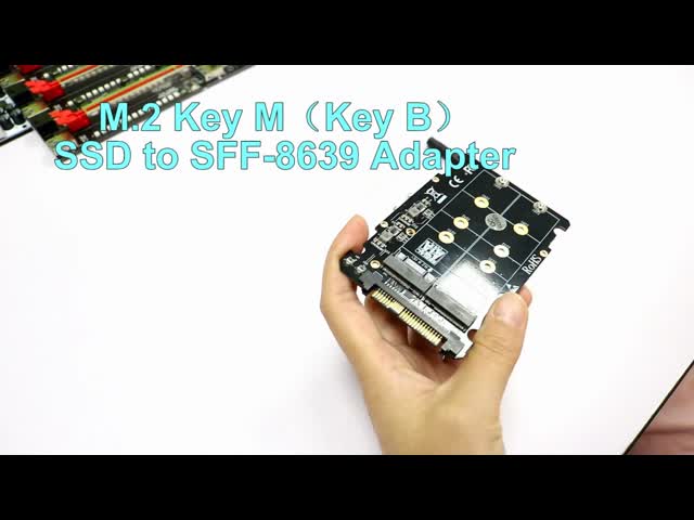 SSD M.2 к U.2 автобус U.2 SFF-8639 переходника M.2 NVMe SATA PCI e