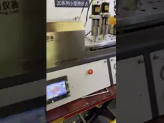 Воздушное давление закручивая машины 3kg/Cm2 лаборатории диапазона температур тракции 20-180℃ небольшое video