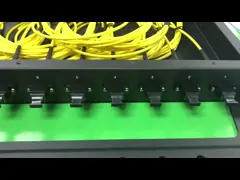 рамка распределения оптического волокна пульта временных соединительных кабелей волокна одиночного режима 1U 96C video