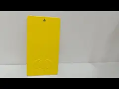 Порошок эпоксидной смолы электростатических брызг Тхэрмосет чистый покрывая цвет сигнала РАЛ 1003 желтый video