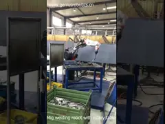 Six Axis Industrial Robotic Welding Machine Steel Structure