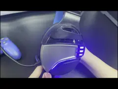 наушники игры стального держателя шлемофона FCC RGB Ps4 диктора 40mm светлые вверх video