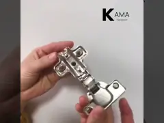 Новое прибытие «нажим для открытия» никеля холоднокатаной стали шарниров двери мебели съемной рукоятки video