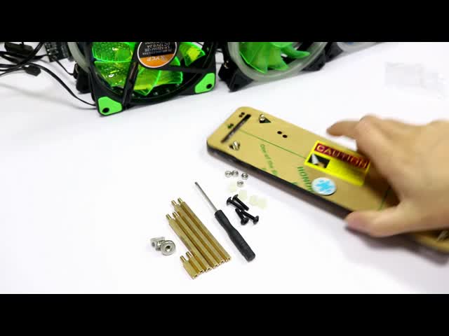 Видеокарта 16X вертикальное Kickstand PCI e 3,0 со светом СИД RGB в случай DIY ATX видео