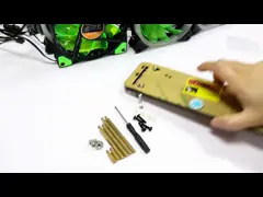 Видеокарта 16X вертикальное Kickstand PCI e 3,0 со светом СИД RGB в случай DIY ATX video
