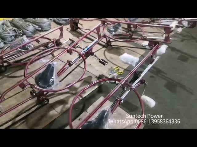 400mm 500mmの架空送電線の点検トロリー1KN