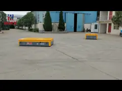 бетон 10T умирает автомобиль передачи, технологическая тележка дистанционного управления материальная video