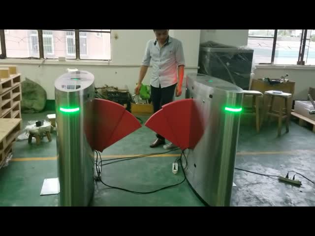 Footway Counter Display Flap Barreras Turnstile Auto Anti-collision Swing Barrier Equipment
