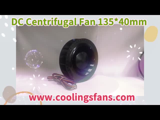110 CFM 20WのPWM制御135mmと防水遠心空気送風機