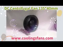 110 воздуходувка воздуха CFM 20W центробежная водоустойчивая с управлением 135mm PWM video