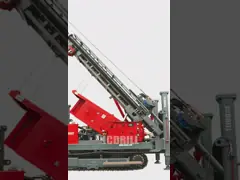 Машина водяной скважины тяжелого рока 400m сверля с компрессором воздуха video