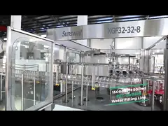 Высокоскоростная роторная машина завалки любимца 5000BPH, роторный заполнитель бутылки video