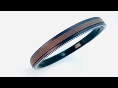 SPGW-Pistion Packing Seal  PTFE+NBR+NY Bronze color For Excavator Machine Hydraulic Cylinder Seal