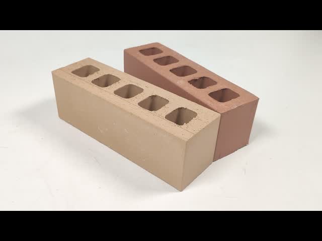 As texturas diferentes expulsaram Clay Hollow Blocks With 5 furos