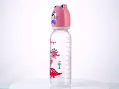 Бутылка молока младенца ручки 8oz 240ml PP двойная Newborn video
