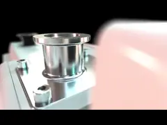 Напудрите покрывая роторную скорость вакуумного насоса 16 CBM/H лопасти 0,55 KW силы DRV16 мотора video