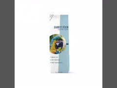 Parrot Zipper Stand Up PET Food Pouch 80 Mircons