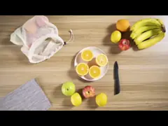 Сумки продукции сумки GOTS Eco сетки продукции органического хлопка RPET многоразовые дружелюбные чистые ходя по магазинам video