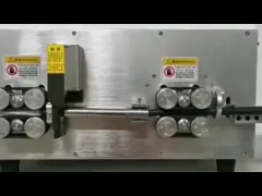 Машина провода обнажая для кабелей воздушных судн с управляющим устройством 12-Wheel video