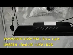 240w full spectrum 385nm 730nm Red 660nm mix samsung lm301h led grow light with 4 switches