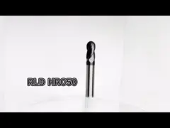 4mm 1/8 Inch Diamond Ball End Mill For Steel 4 Flutes RLD Tools