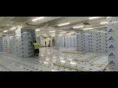 Угол белых холодильных установок холодной комнаты рефрижерации Colorbond стальных прямоугольный/изогнутый video