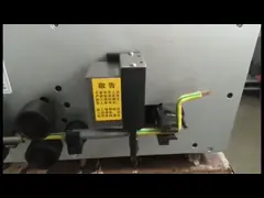 Автоматический компьютер слезая линию гнуть гибочной машины video