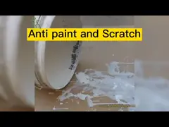 Простая легкая промышленность подгоняла картон защитного покрытия пола временный video