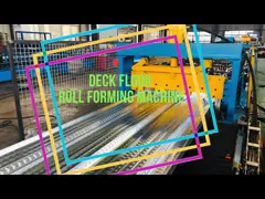 36 дюймов охвата 3 составного дюйма крена пола палубы формируя машину с датчиком толщины 16-Gauge 22 video