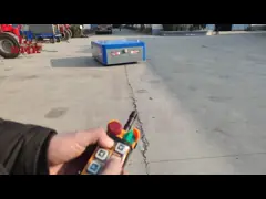 Небольшой нагружает промышленные тележки передачи колесо 3 тонн резиновое для специфической работы video