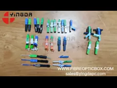 Разъемы оптического волокна SC разъема поля FTTH механически/SC UPC SM SX быстрые video