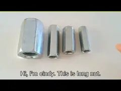 Цинковые орехи для шестерковых голов из углеродистой стали video