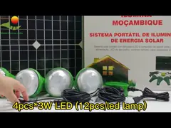 Remote Control 435lum Solar Mini Home Lighting System 14Hrs To 48Hrs Working Time